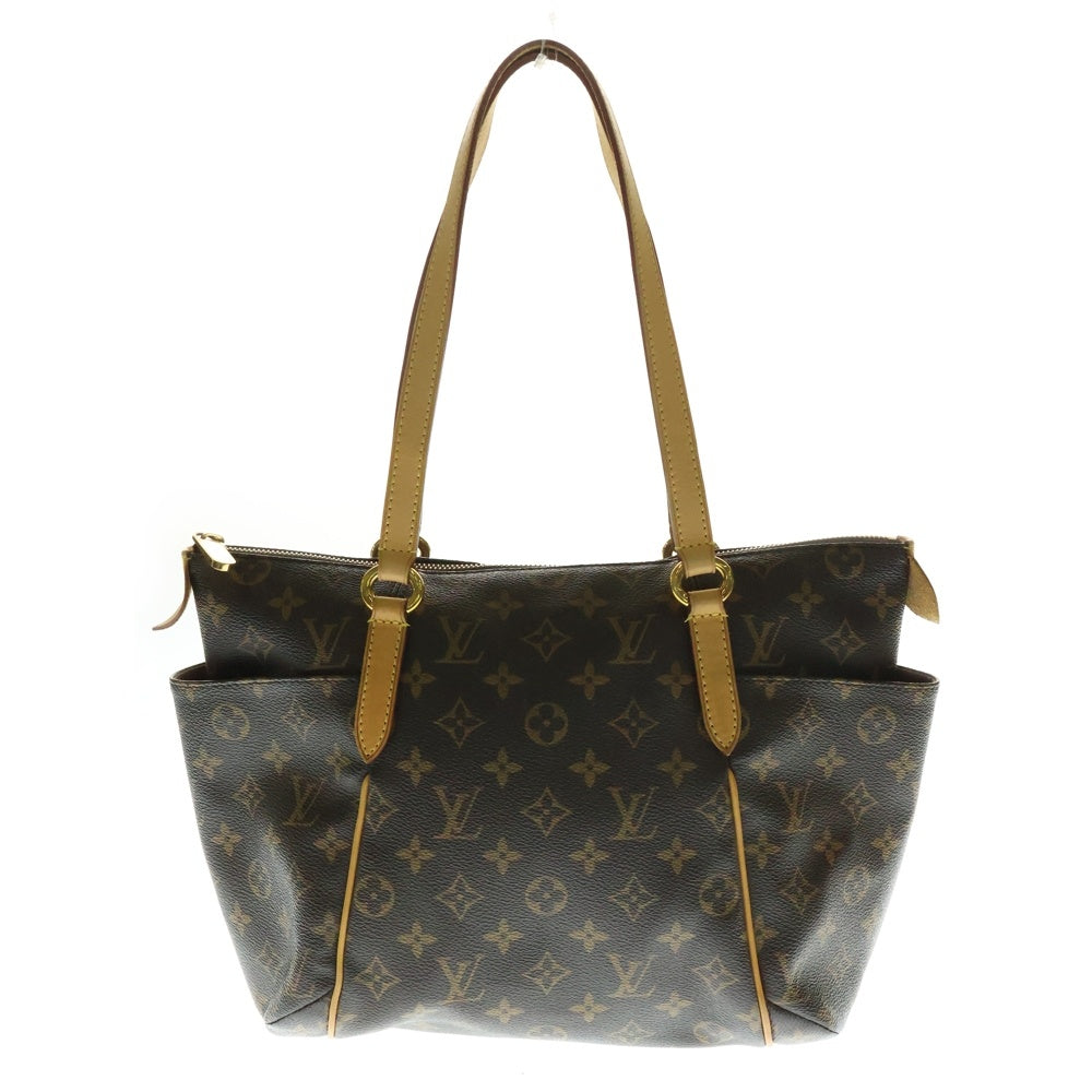 LOUIS VUITTON(ルイヴィトン) トータリー モノグラム PVC レザー ハンド トートバッグ ゴールド金具 ブラウン M41016