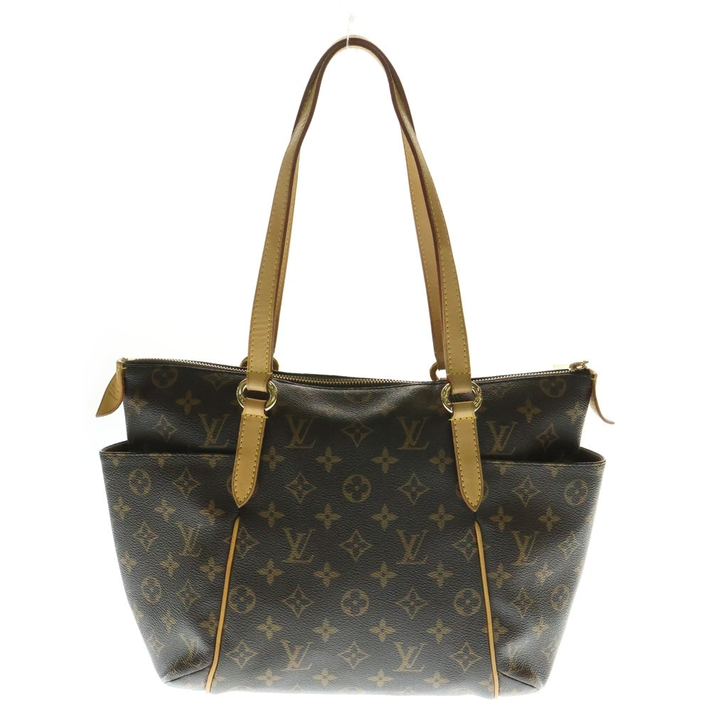 LOUIS VUITTON(ルイヴィトン) トータリー モノグラム PVC レザー ハンド トートバッグ ゴールド金具 ブラウン M41016
