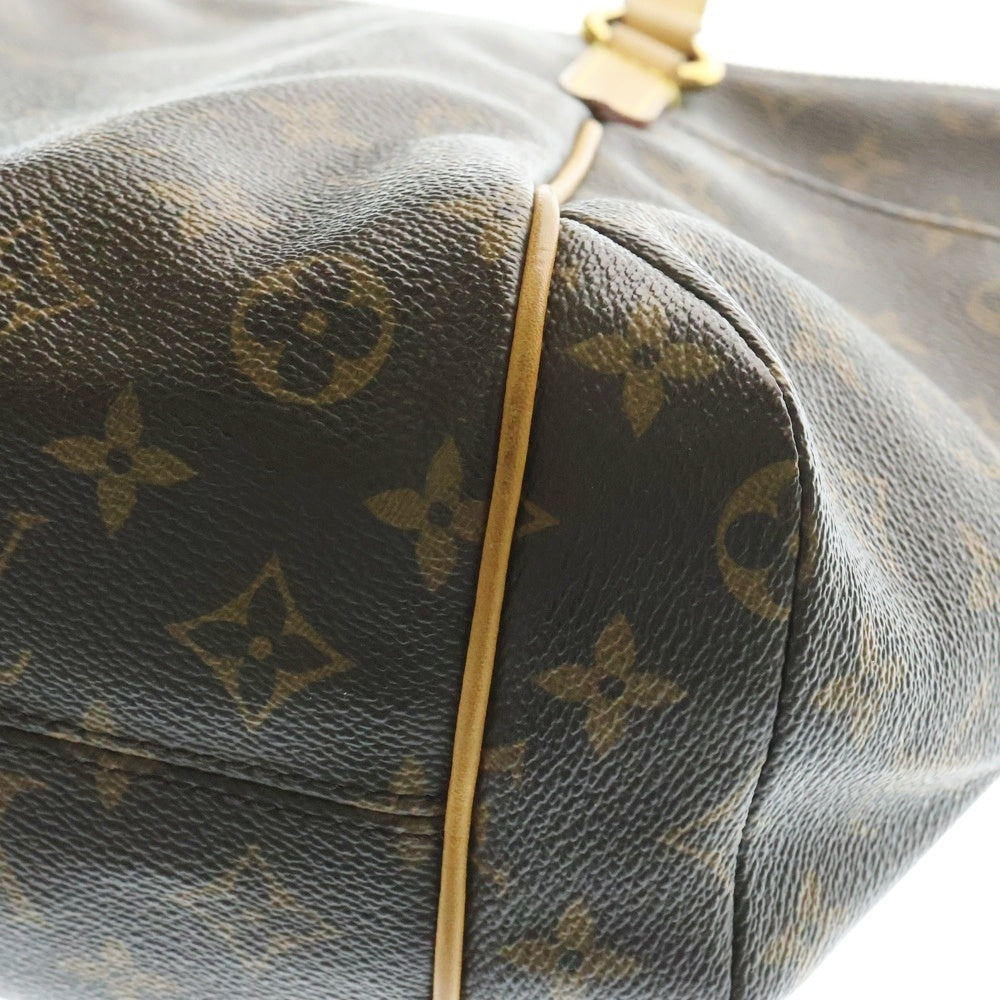 LOUIS VUITTON(ルイヴィトン) トータリー モノグラム PVC レザー ハンド トートバッグ ゴールド金具 ブラウン M41016