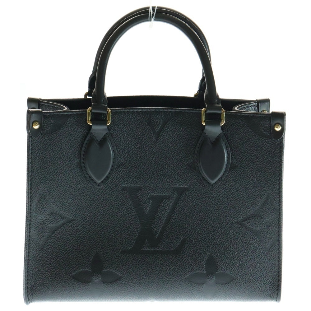 LOUIS VUITTON(ルイヴィトン) モノグラムアンプラント オンザゴーBB 2WAYバッグ ショルダーバッグ ハンドバッグ ミニトートバッグ ブラック ノワール ゴールド金具 レザー M46993