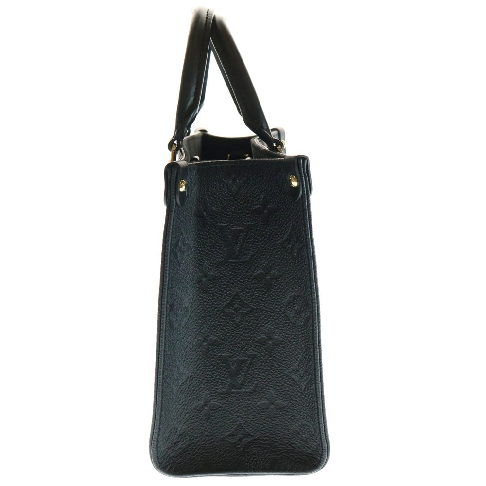 LOUIS VUITTON(ルイヴィトン) モノグラムアンプラント オンザゴーBB 2WAYバッグ ショルダーバッグ ハンドバッグ ミニトートバッグ ブラック ノワール ゴールド金具 レザー M46993