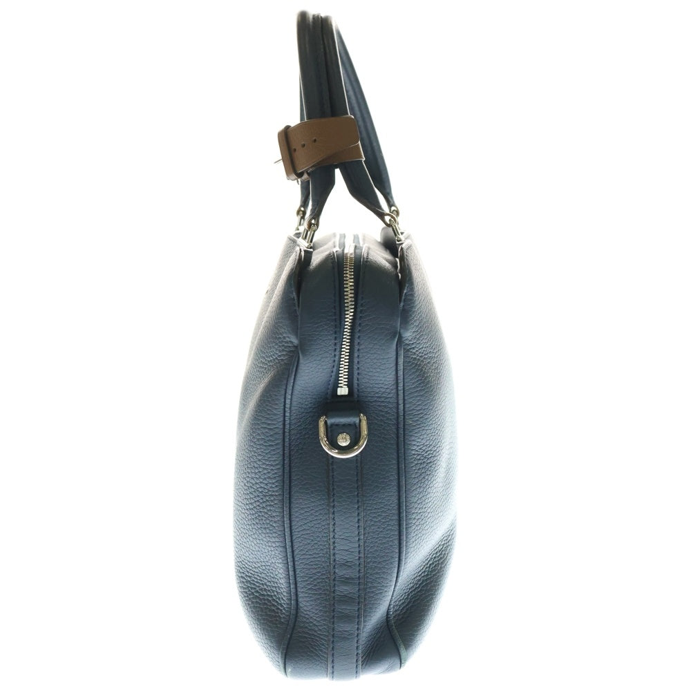 LOUIS VUITTON(ルイヴィトン) アルマンド ハンドバッグ ビジネスバッグ シルバー金具 ネイビー トリヨンレザー M54380