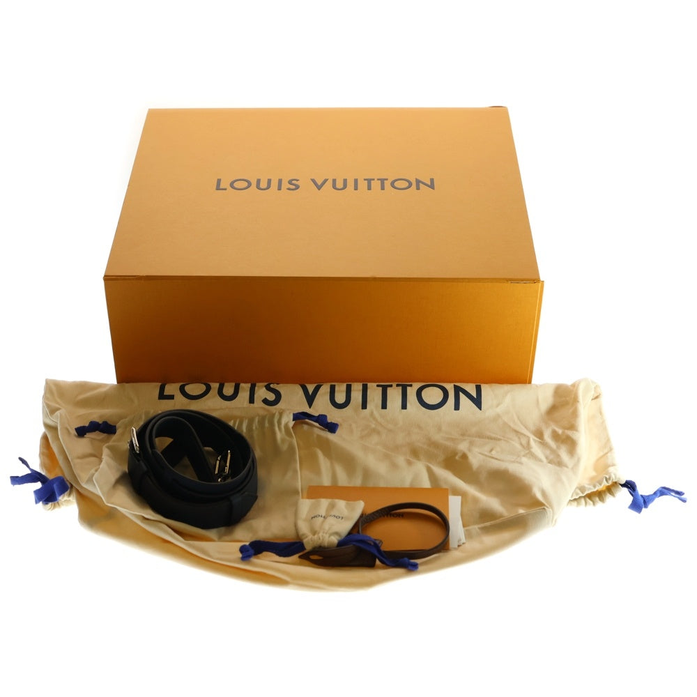 LOUIS VUITTON(ルイヴィトン) アルマンド ハンドバッグ ビジネスバッグ シルバー金具 ネイビー トリヨンレザー M54380