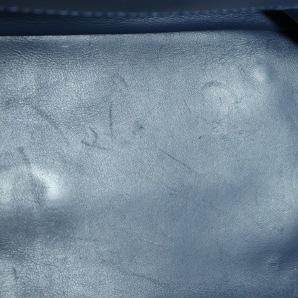 LOUIS VUITTON(ルイヴィトン) ペルネル ハンドバッグ トートバッグ ブラック×ブルー ノワール トリヨンレザー シルバー金具 M54778