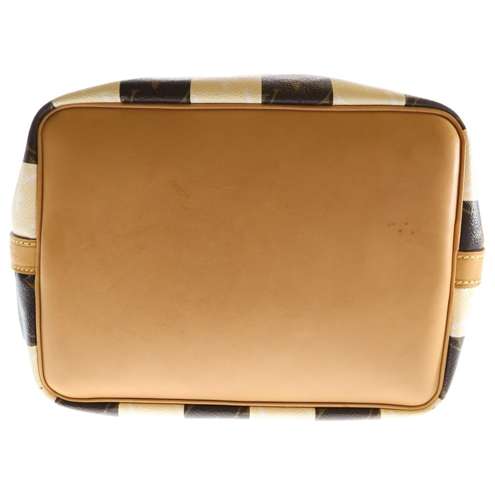 LOUIS VUITTON(ルイヴィトン) モノグラム レイユール プチノエ ハンドバッグ トートバッグ アイボリー×ブラウン ゴールド金具 レザー×PVC M40564