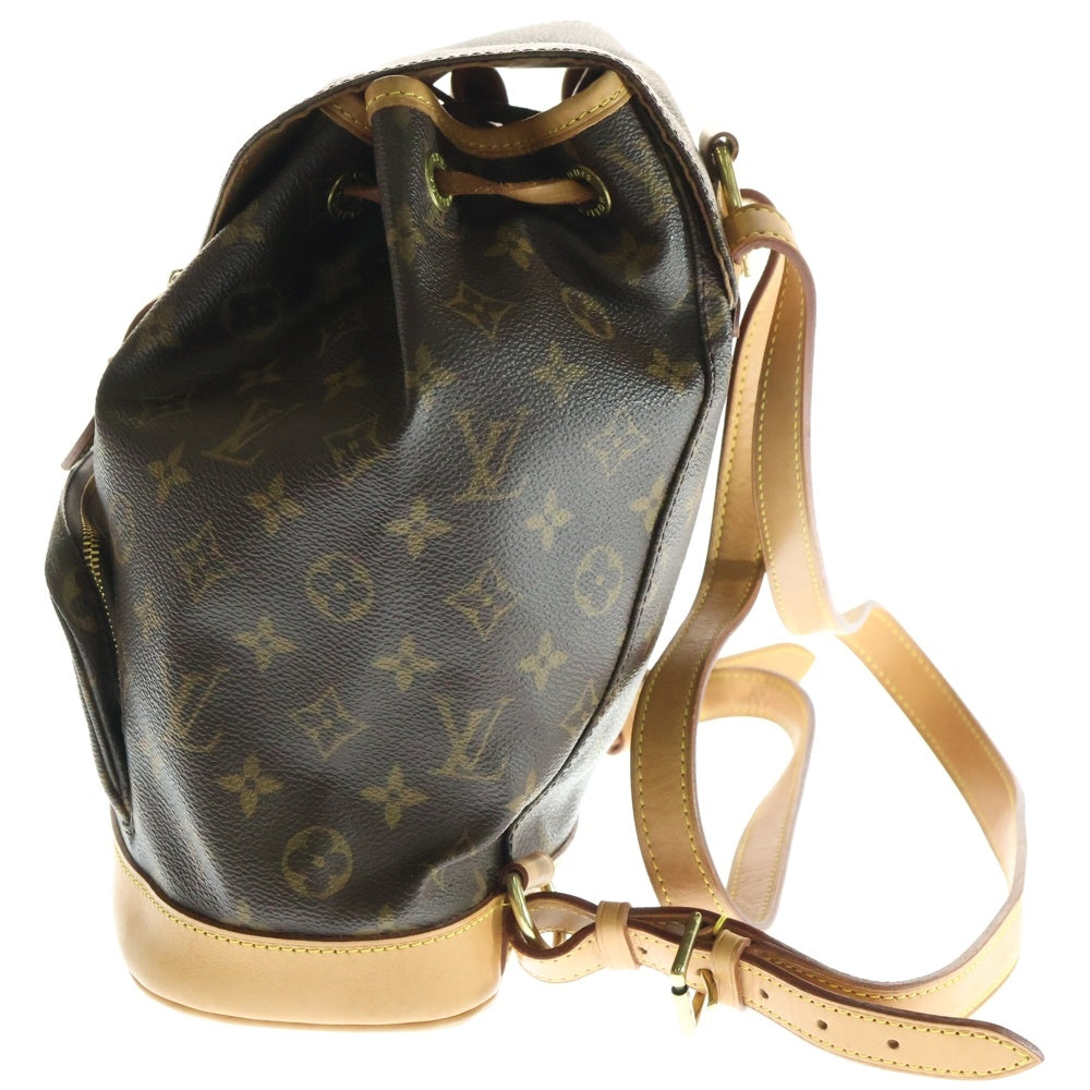 LOUIS VUITTON(ルイヴィトン) モノグラム モンスリMM バックパック リュック ブラウン PVCレザー M51136