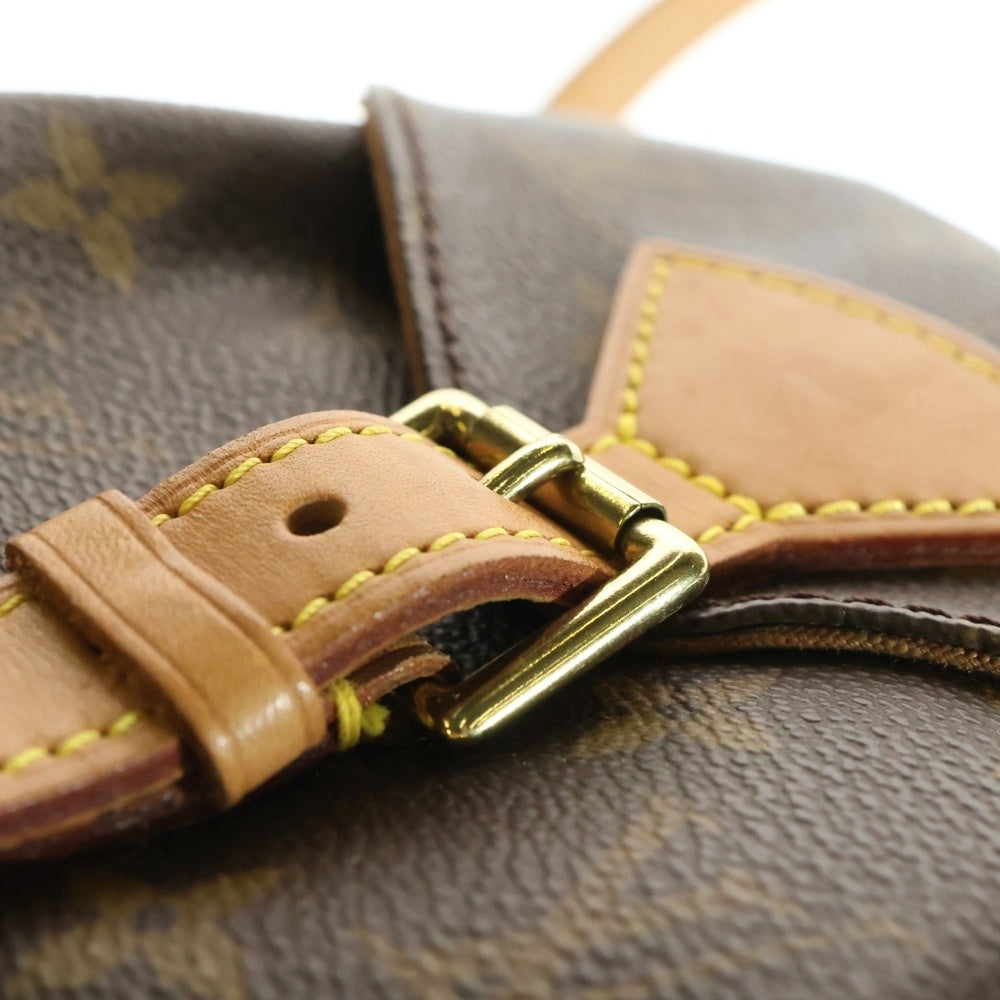 LOUIS VUITTON(ルイヴィトン) モノグラム モンスリMM バックパック リュック ブラウン PVCレザー M51136