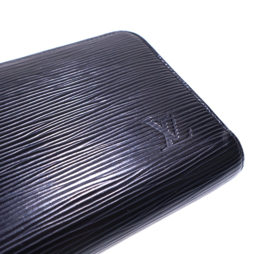 LOUIS VUITTON(ルイヴィトン) エピ ジッピーウォレット ラウンドジップ長財布 ロングウォレット ブラック レザー シルバー金具 M68755