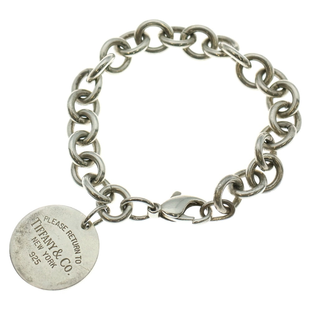TIFFANY & Co.(ティファニー) リターントゥ ラウンドタグ チェーン ブレスレット シルバー