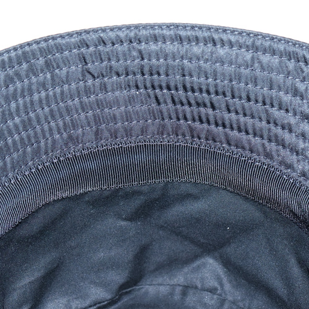 PRADA(プラダ) RE-NYLON リナイロン トライアングルロゴプレート バケットハット 帽子 ブラック 1HC137