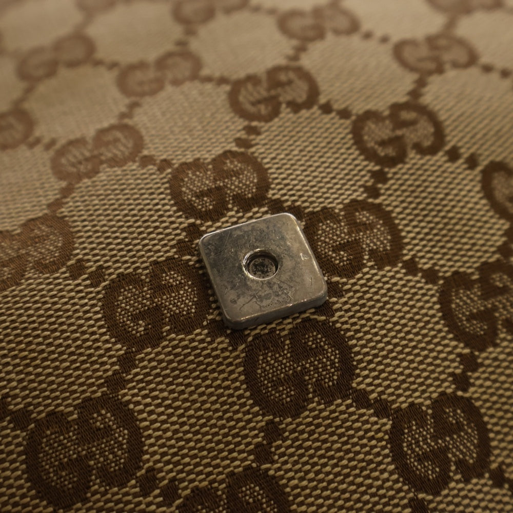 GUCCI(グッチ) GGキャンバス メッセンジャーバッグ ショルダーバッグ ベージュ キャンバス 146236
