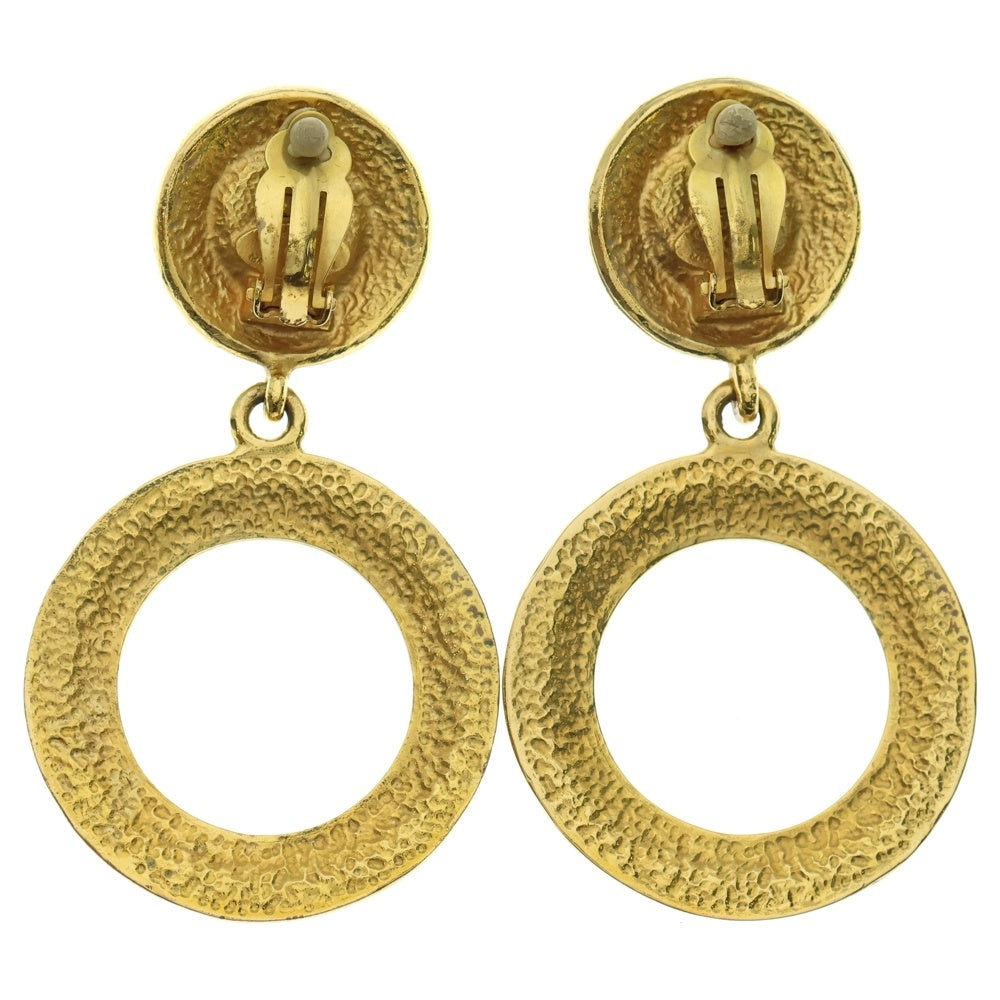 CHANEL(シャネル) ロゴ パールイヤリング ゴールド GP 26