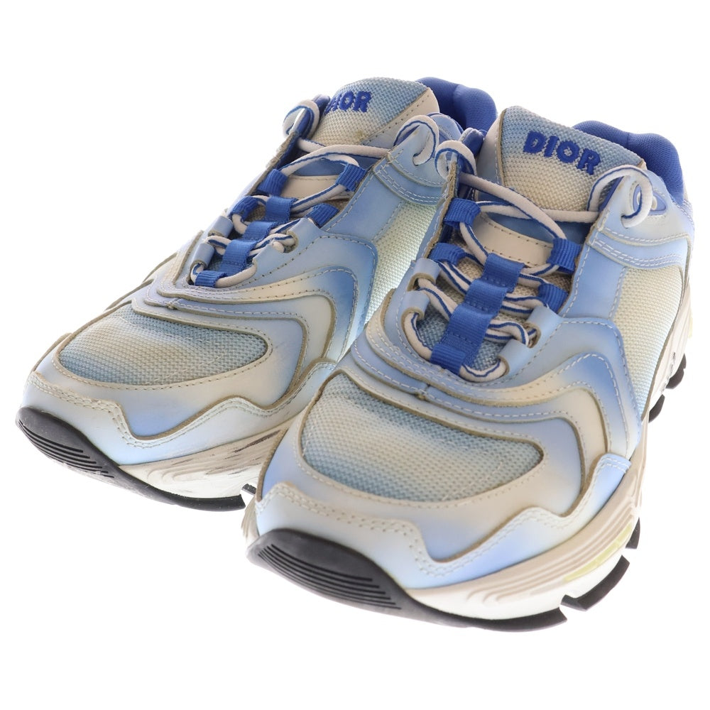 Christian Dior(クリスチャンディオール) 20SS CD1 グラデーション レザー レースアップ ローカットシューズ スニーカー ライトブルー/ホワイト 20ELS