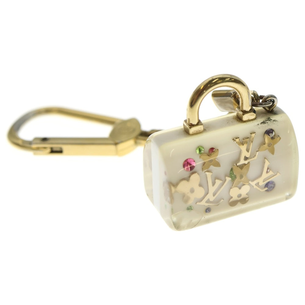LOUIS VUITTON(ルイヴィトン) ポルトクレ スピーディ アンクルージョン チャーム ゴールド ホワイト キーホルダー アクセサリー M65416
