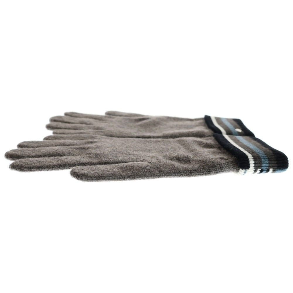 HERMES(エルメス) Hツイスト 手袋 ニット グローブ グレー