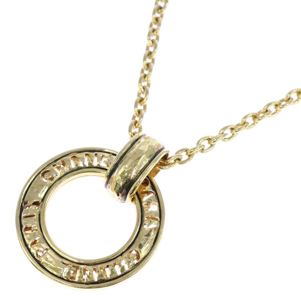 CHANEL(シャネル) ヴィンテージ ロゴリング ネックレス ペンダント