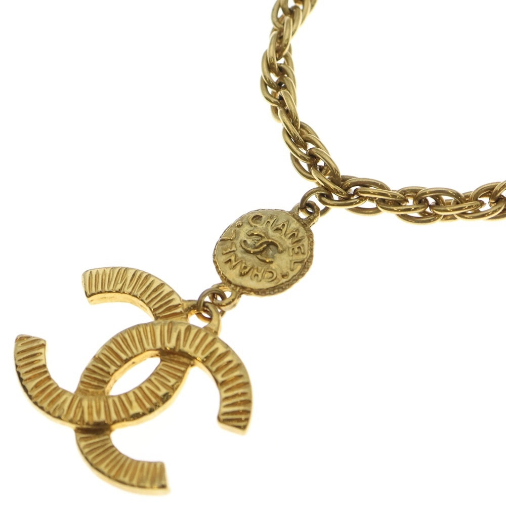 CHANEL ゴールド チェーンネックレス 楽天市場】シャネル ココマーク 溶岩 チェーン ネックレス GP ゴールド