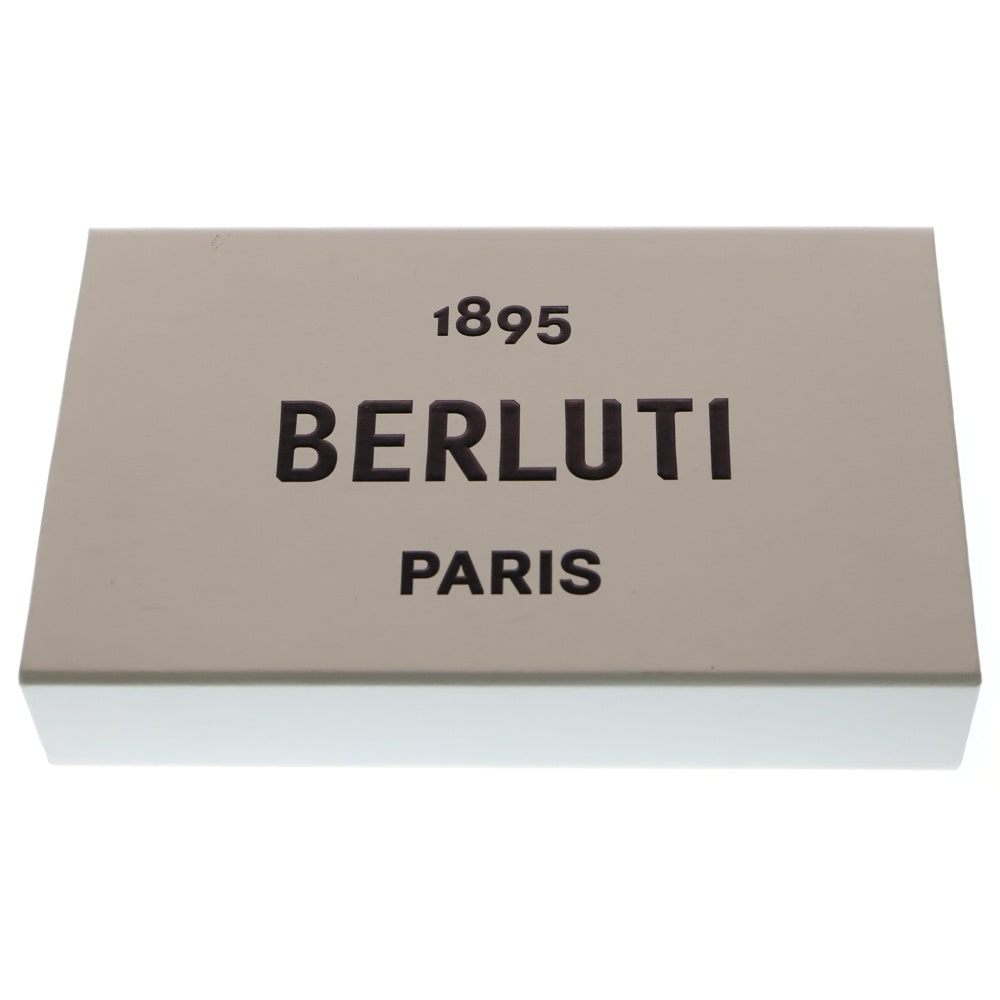 Berluti(ベルルッティ) カリグラフィ 二つ折り長財布 ロングウォレット ブラウン レザー