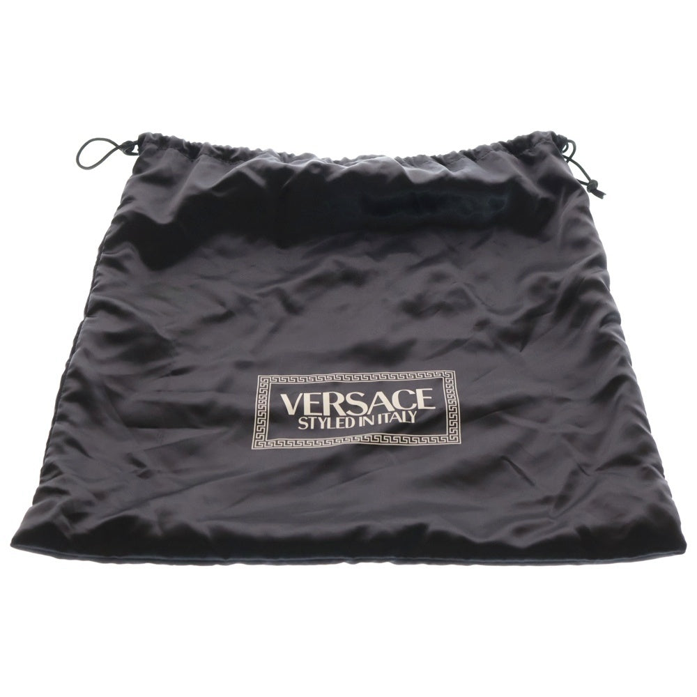 VERSACE(ヴェルサーチ) ハンドバッグ ミニバッグ ブラック レザー ゴールド金具 レディース