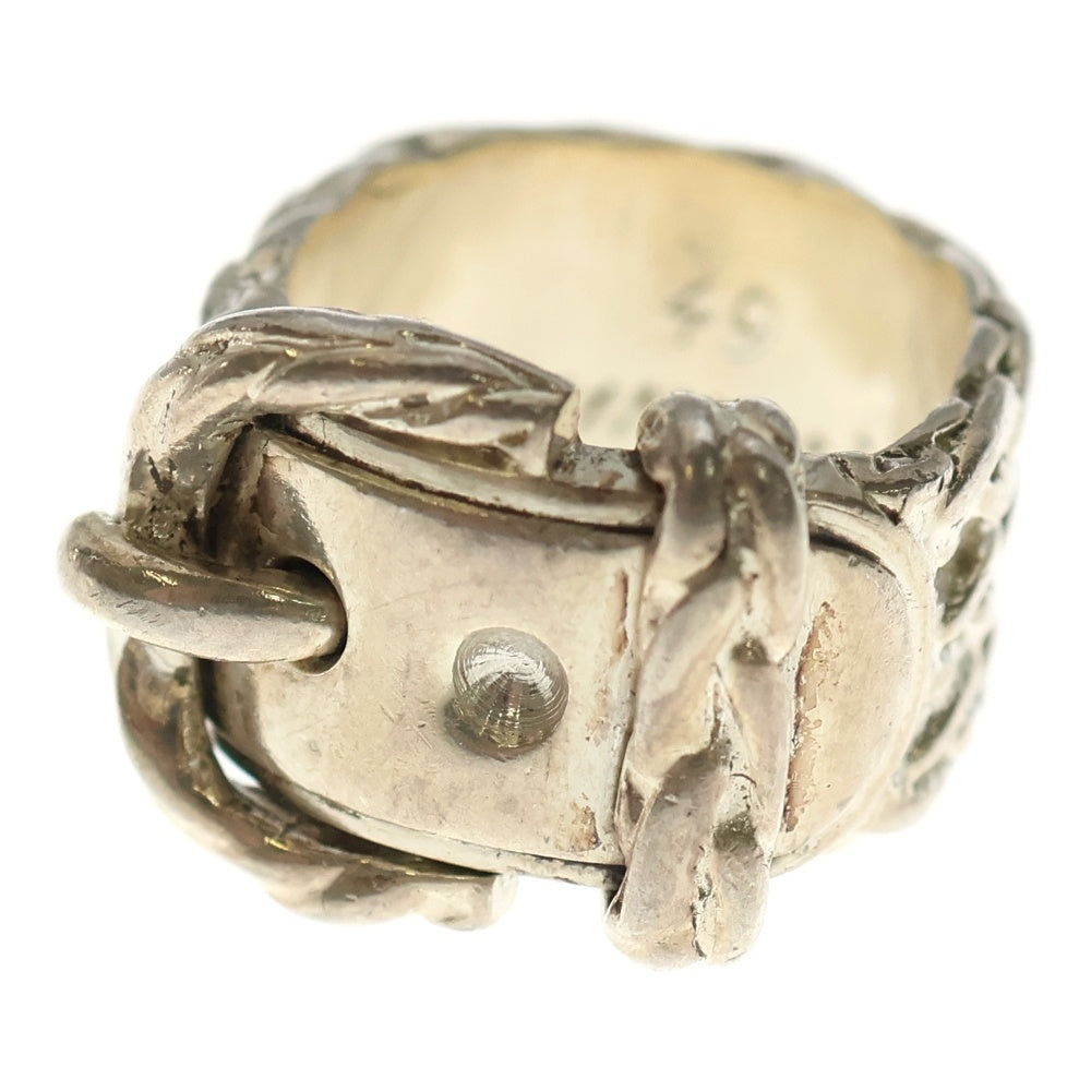 HERMES(エルメス) VINTAGE ディアンヌ ベルトモチーフ リング 指輪 シルバー レディース