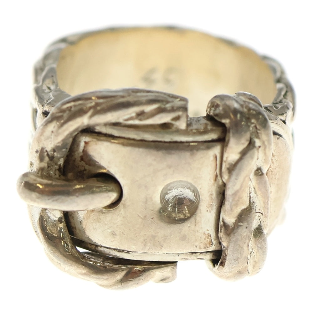 HERMES(エルメス) VINTAGE ディアンヌ ベルトモチーフ リング 指輪 シルバー レディース