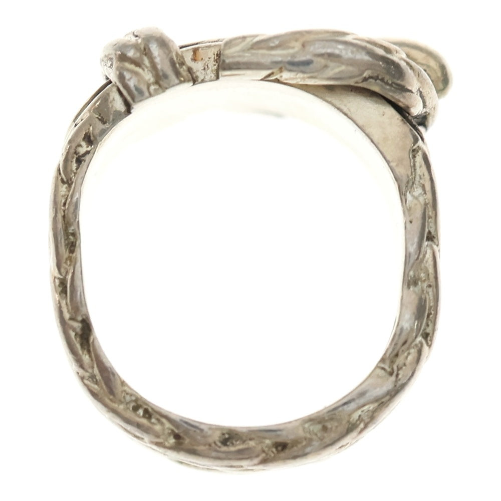 HERMES(エルメス) VINTAGE ディアンヌ ベルトモチーフ リング 指輪 シルバー レディース