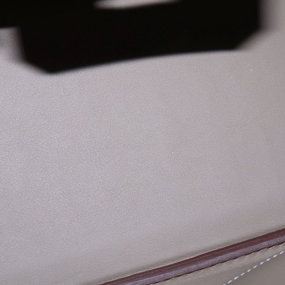 HERMES(エルメス) バーキン25 エトゥープ スイフト W刻印 シルバー金具 ハンドバッグ