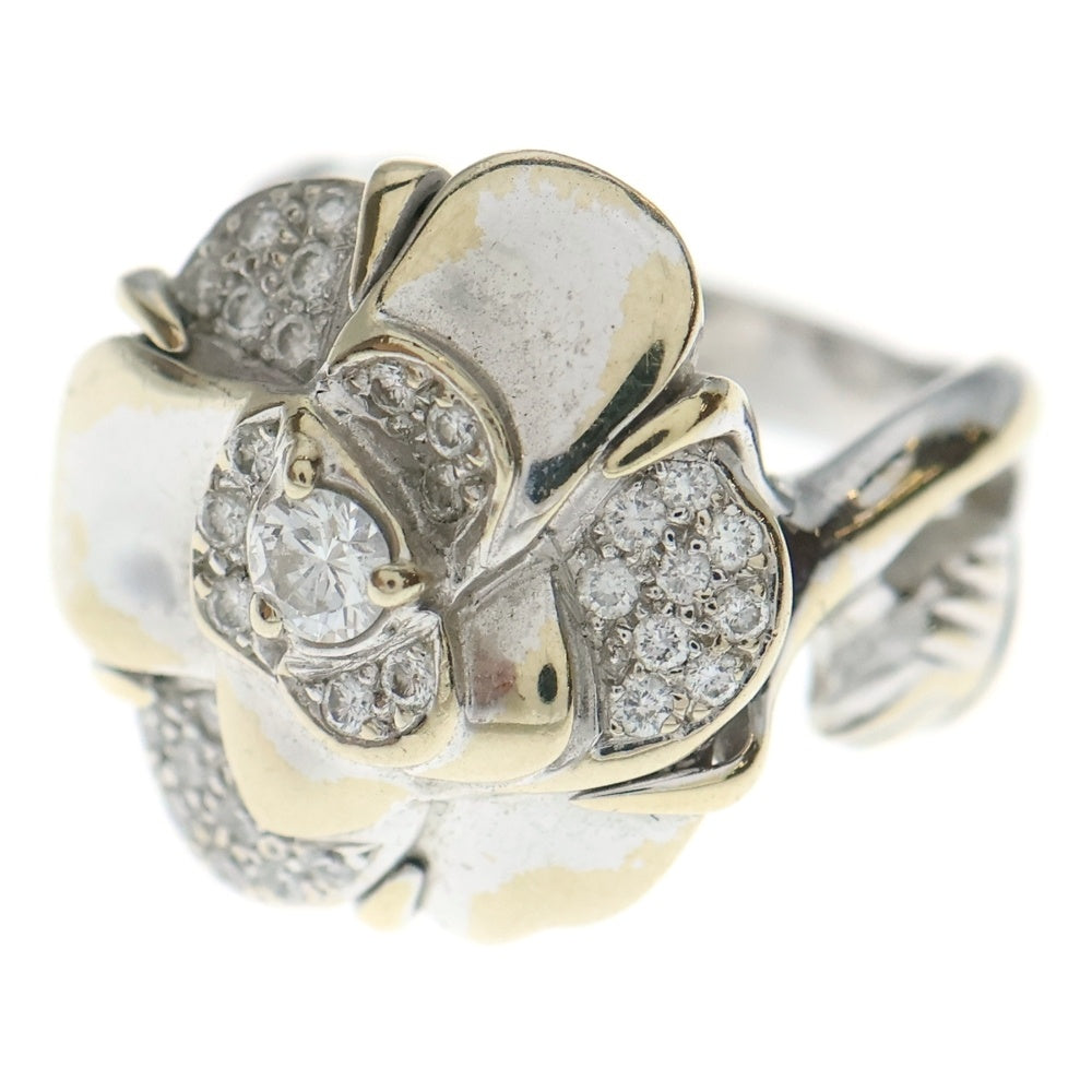 CHANEL(シャネル) カメリア フラワーモチーフ ダイヤ リング 指輪