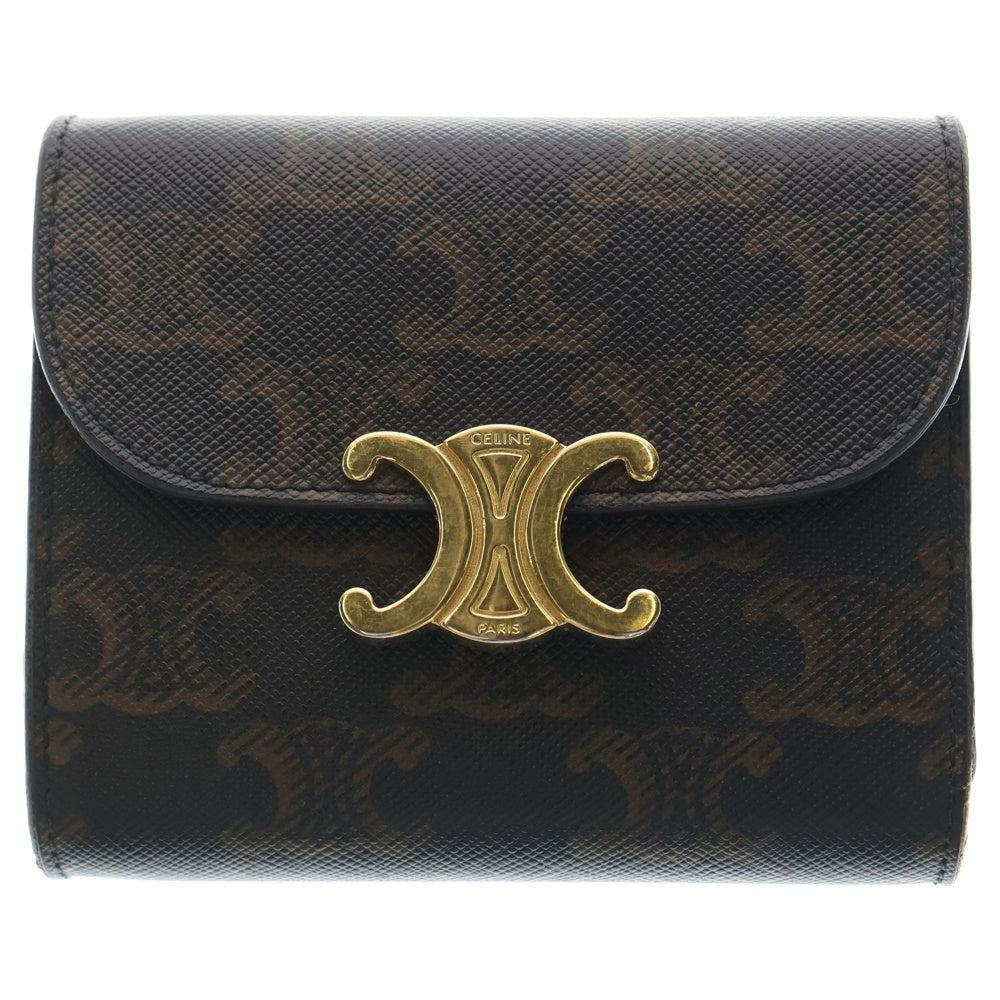 CELINE(セリーヌ) スモール トリオンフ コンパクトウォレット コイン