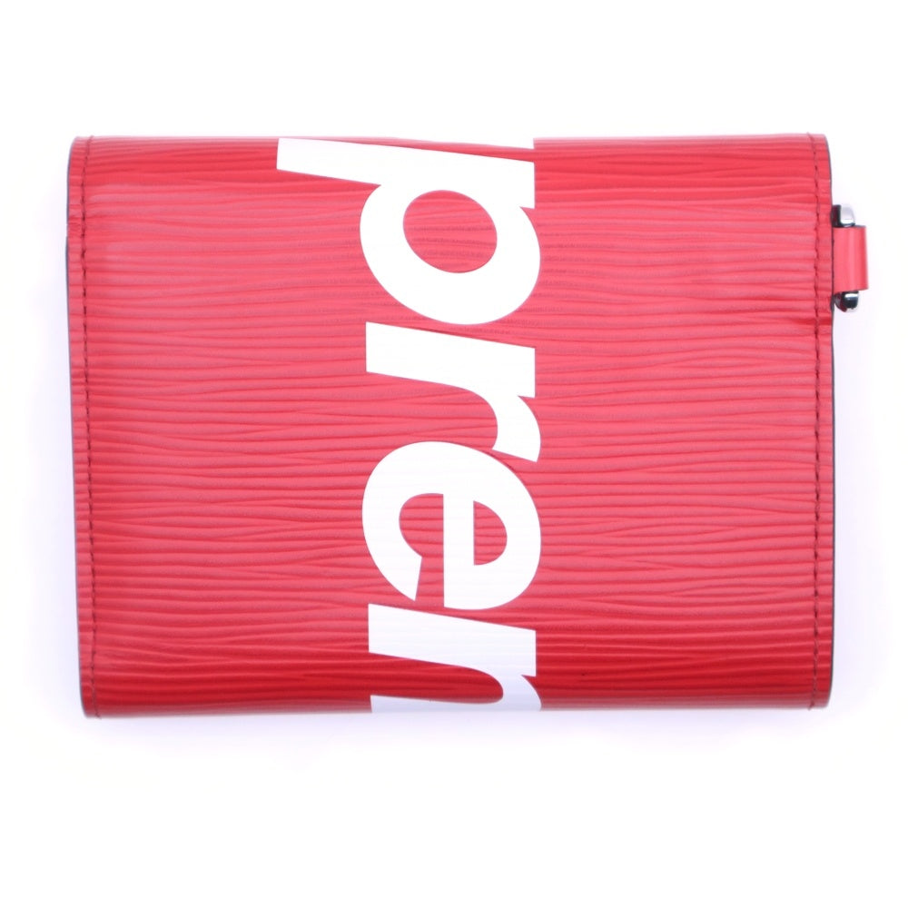 SUPREME(シュプリーム) エピ チェーンウォレット レザー レッド M67755