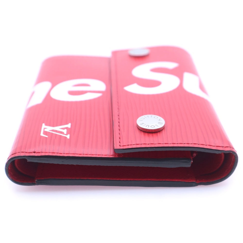 SUPREME(シュプリーム) エピ チェーンウォレット レザー レッド M67755