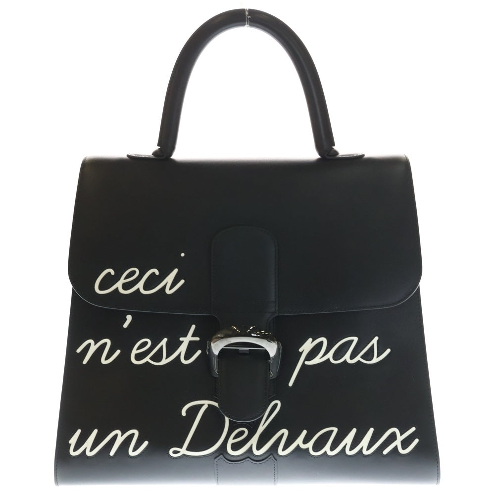 DELVAUX(デルボー) ブリヨンGM ハンドバッグ ブラック レザー