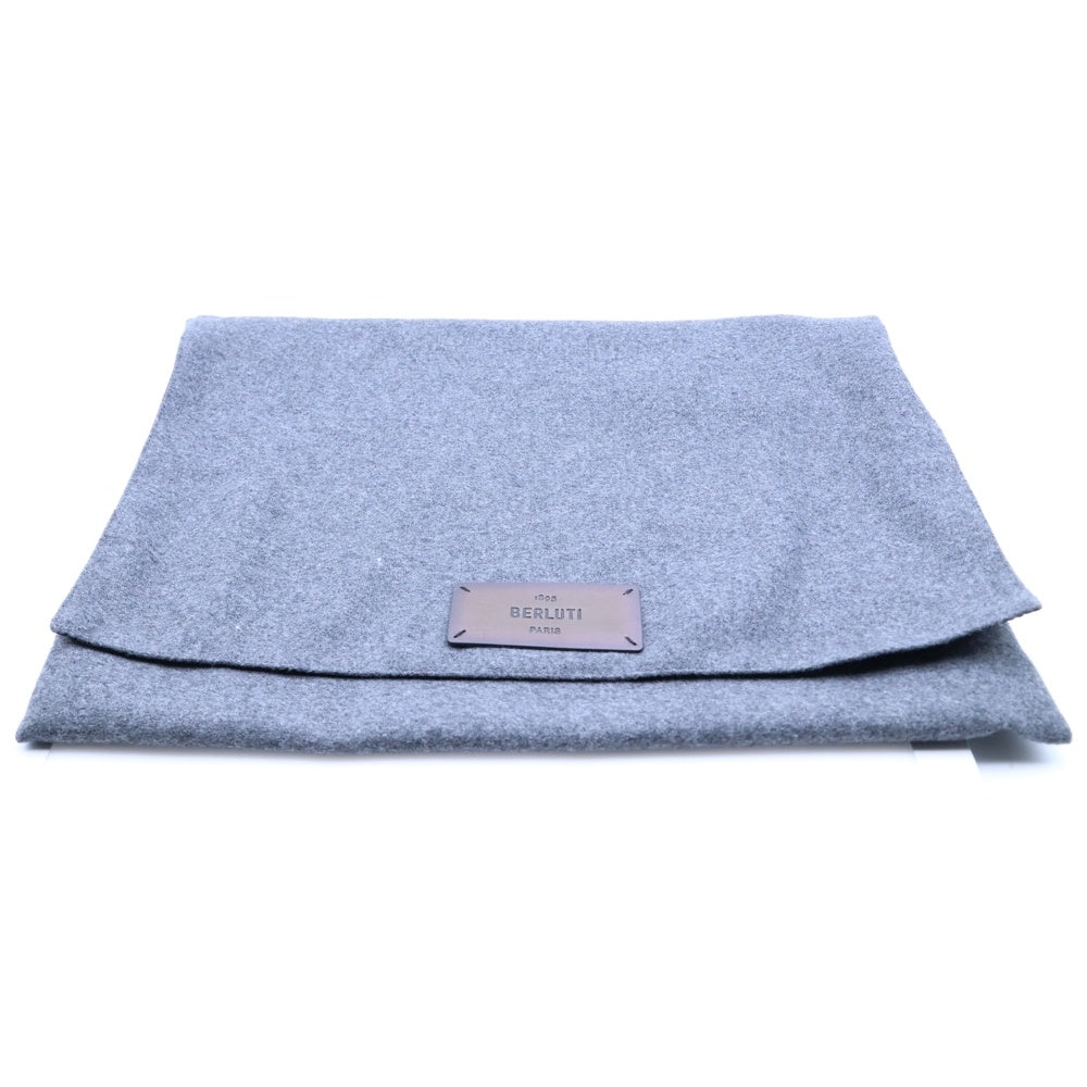 Berluti(ベルルッティ) カリグラフィ パティーヌ フォーミュラ セカンドバッグ ブラウン レザー