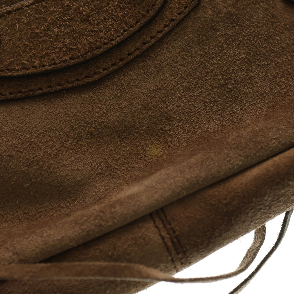 BALENCIAGA(バレンシアガ) ザ・ファースト 2WAYハンドバッグ ショルダーバッグ ブラウン スエード 103208 シルバー金具 レディース