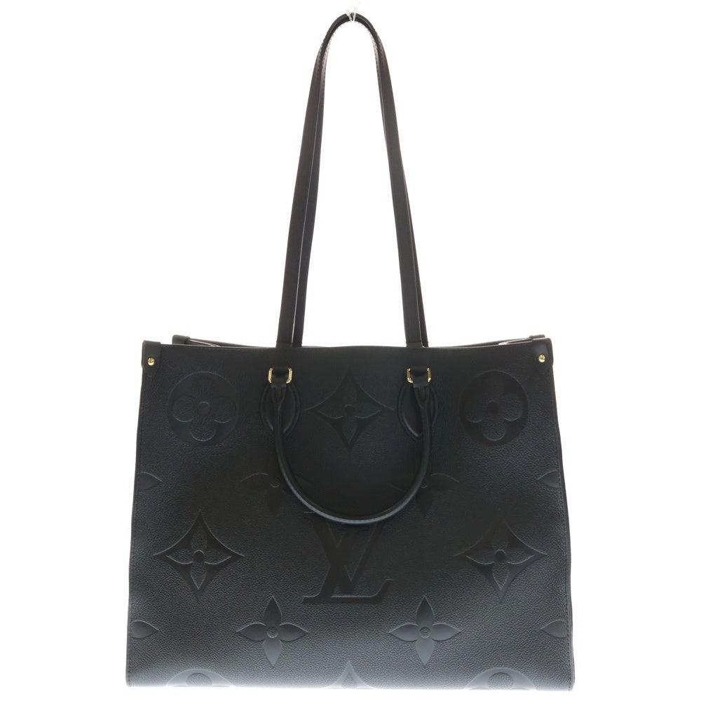 LOUIS VUITTON(ルイヴィトン) モノグラム・アンプラント オンザゴーGM トートバッグ ハンドバッグ ブラック ノワール レザー M44925 ゴールド金具 レディース