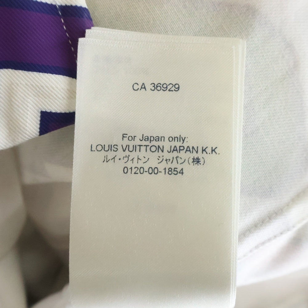 LOUIS VUITTON(ルイヴィトン) NBA バスケットボール レターオーバーシャツ ホワイト RM212M ES9 HLS01W