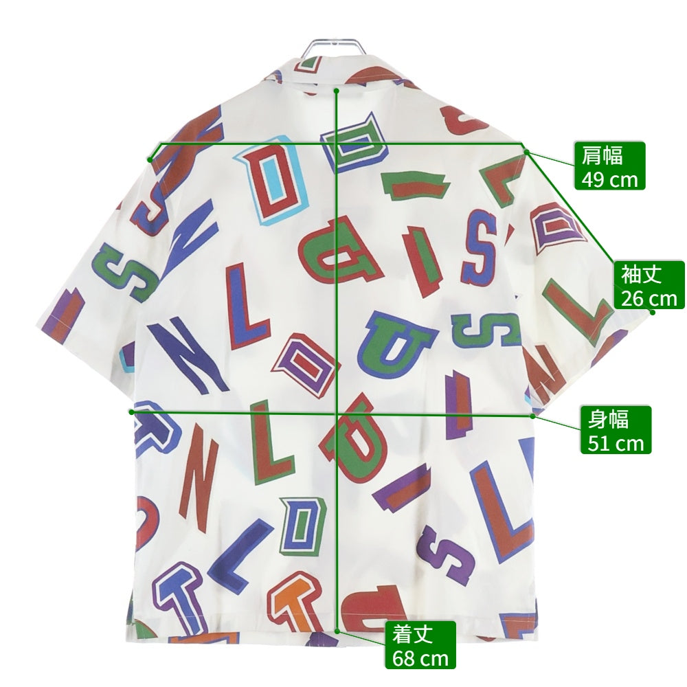 LOUIS VUITTON(ルイヴィトン) NBA バスケットボール レターオーバーシャツ ホワイト RM212M ES9 HLS01W