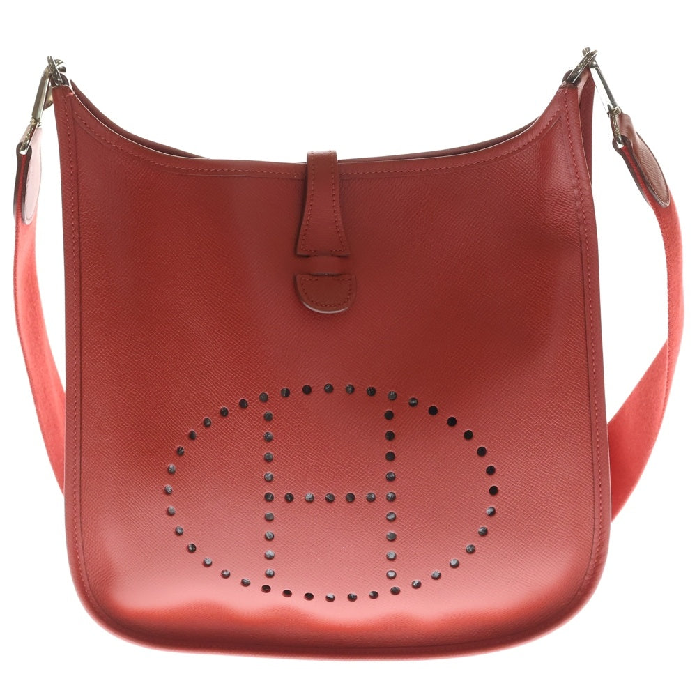 HERMES(エルメス) エブリン3 PM トロワ ルージュグレナ トリヨンクレマンス シルバー金具 □K刻印 ショルダーバッグ レディース