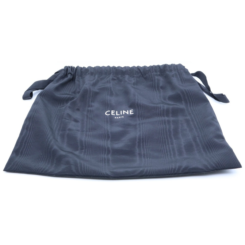 CELINE(セリーヌ) クラシック トリオンフ ショルダーバッグ ブラウン×ベージュ キャンバス×レザー ゴールド金具 レディース