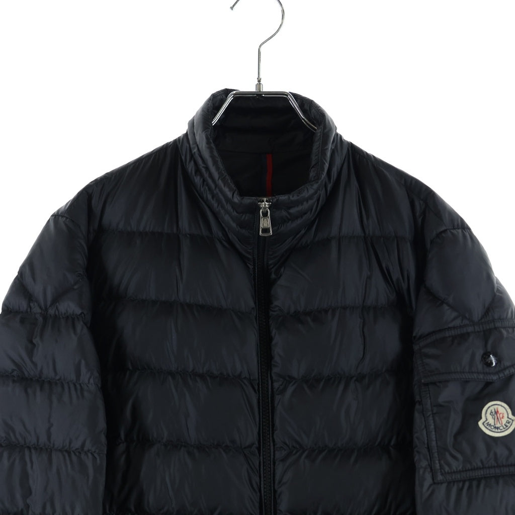 MONCLER(モンクレール) 19SS LAMBOT ワッペンロゴ スタンドカラー ダウンジャケット ブラック E10914039399 53279