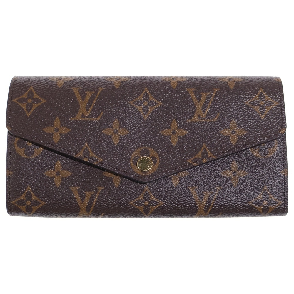 LOUIS VUITTON(ルイヴィトン) ポルトフォイユ サラ ローズバレリーヌ モノグラム ロングウォレット 長財布 ゴールド金具 ブラウン M62235