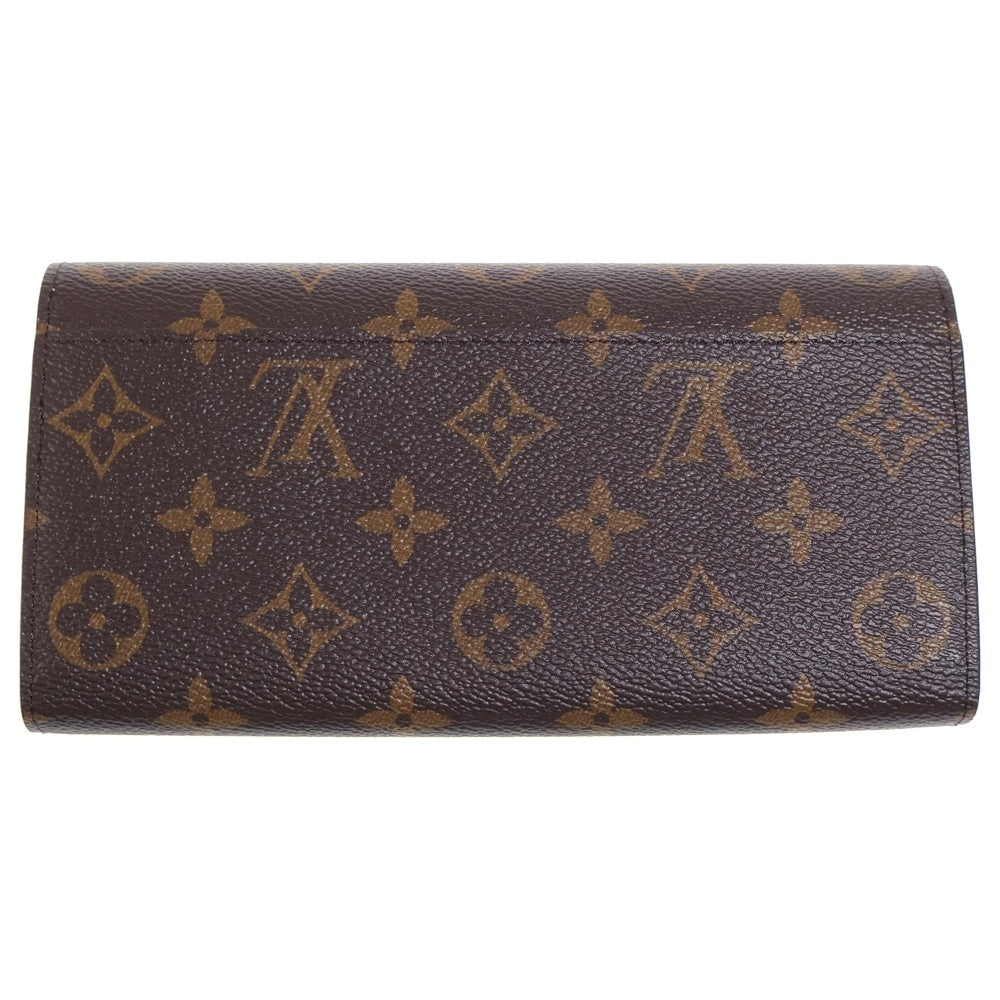 LOUIS VUITTON(ルイヴィトン) ポルトフォイユ サラ ローズバレリーヌ モノグラム ロングウォレット 長財布 ゴールド金具 ブラウン M62235