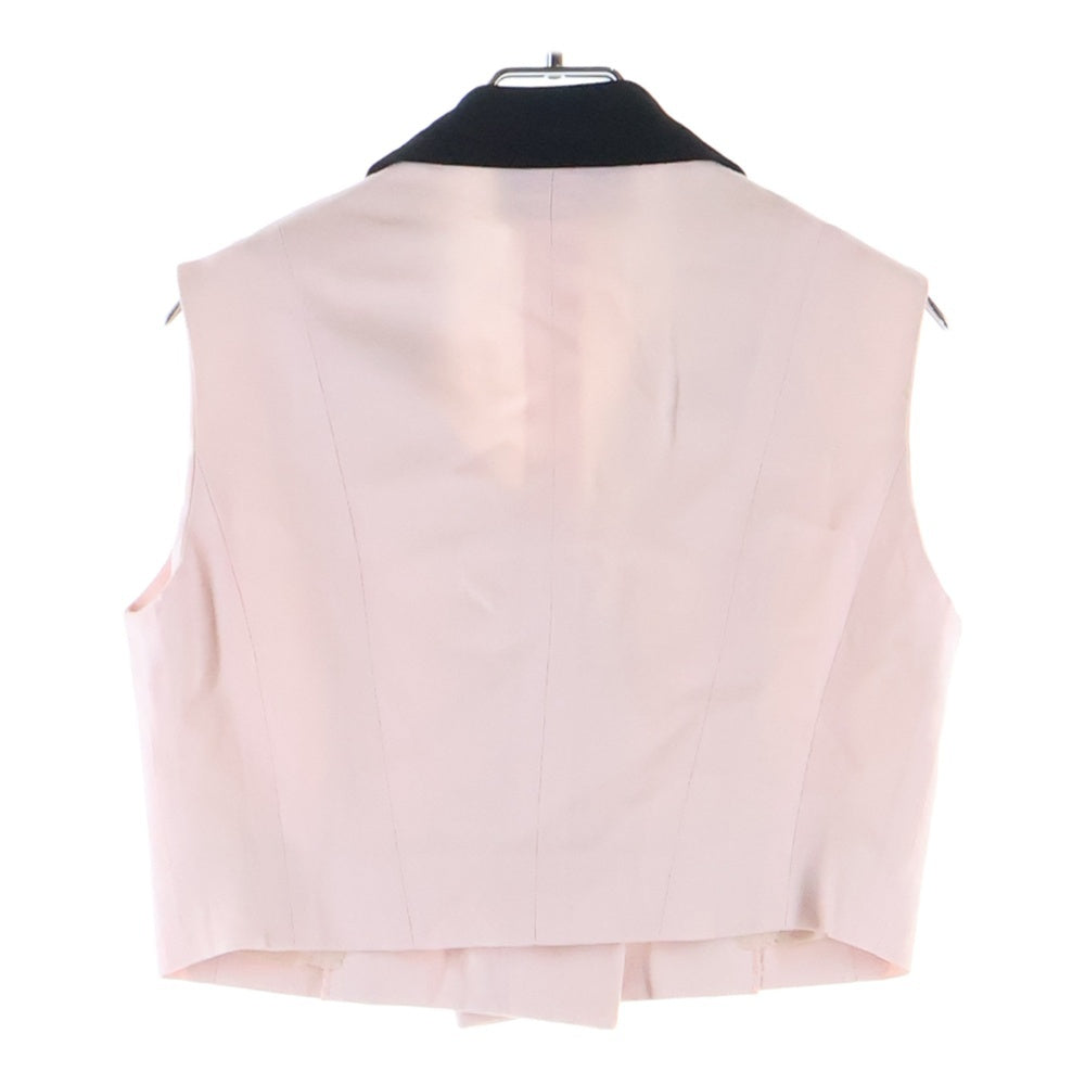 CHANEL(シャネル) セットアップ ココマークボタン ノースリーブ ダブルブレスト ジャケット ミニスカート ピンク レディース