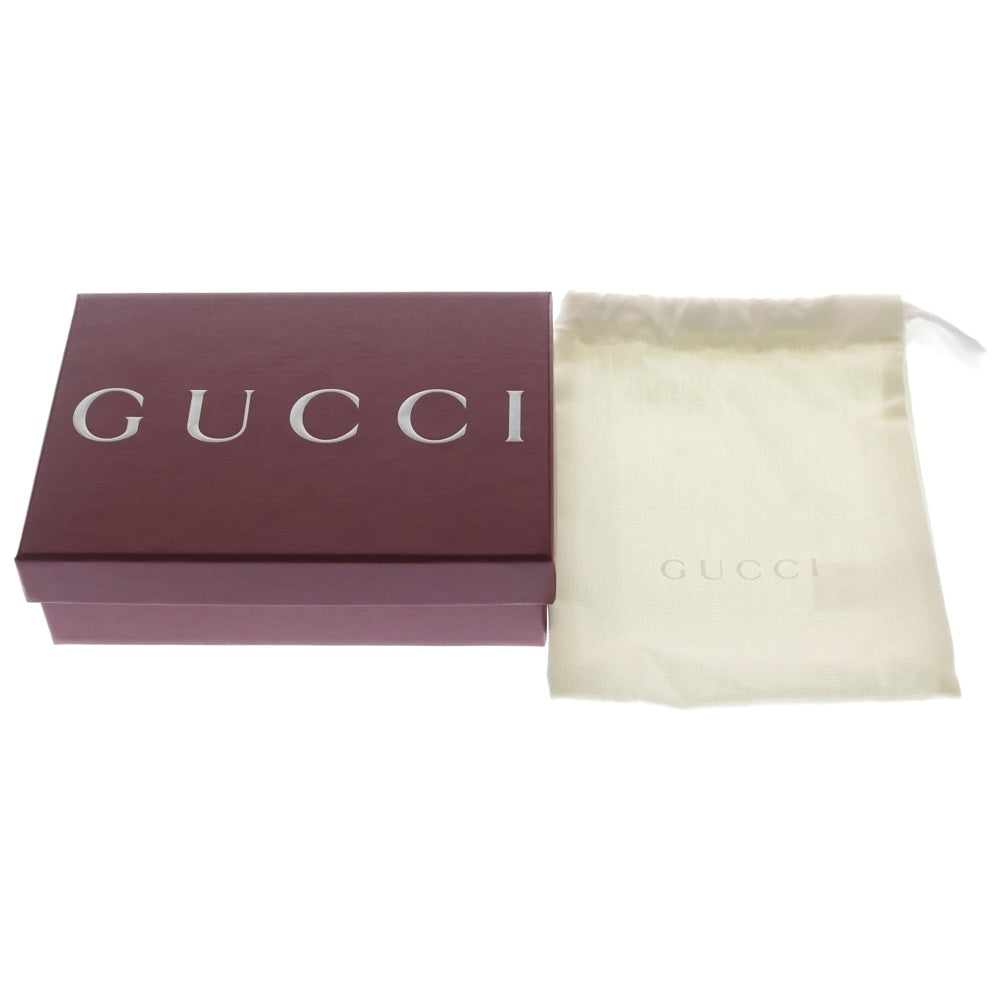 GUCCI(グッチ) GGエンブレム ミディアムウォレット 二つ折り財布 コインケース ブラック レザー 815874 ゴールド金具 レディース