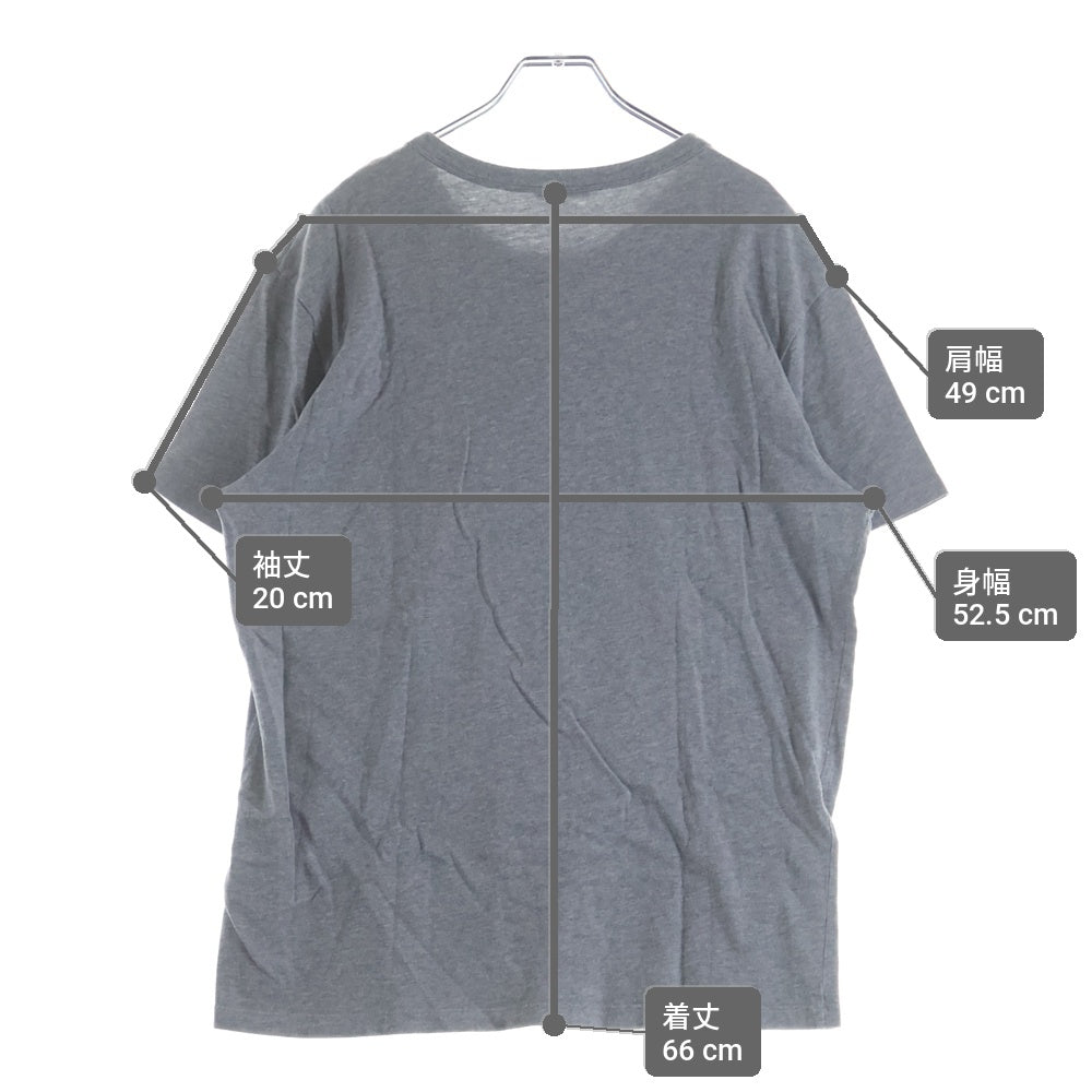 MONCLER(モンクレール) 半袖ロゴTシャツ グレー コットン L F20918C74810 8390T