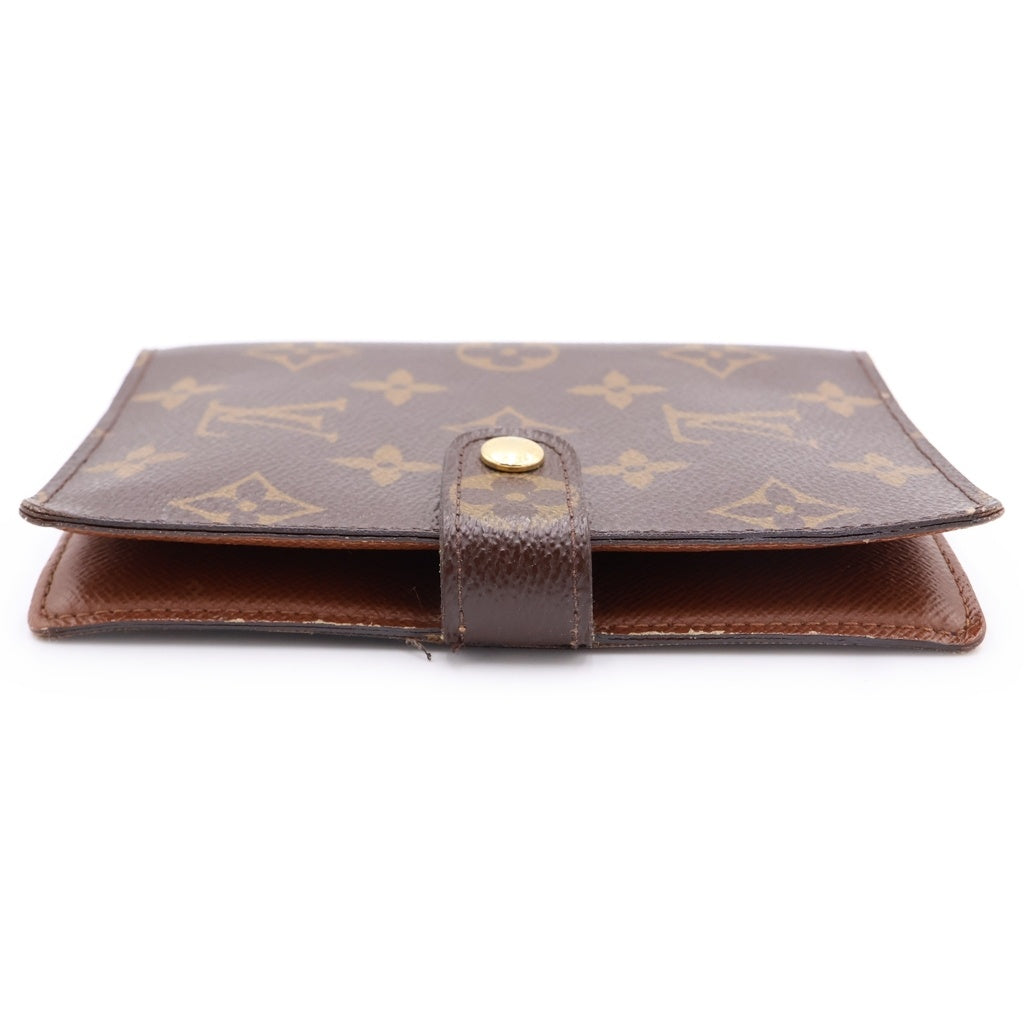 LOUIS VUITTON(ルイヴィトン) モノグラム アジェンダPM バインダー 手帳カバー ブラウン PVC R20005 ゴールド金具 レディース