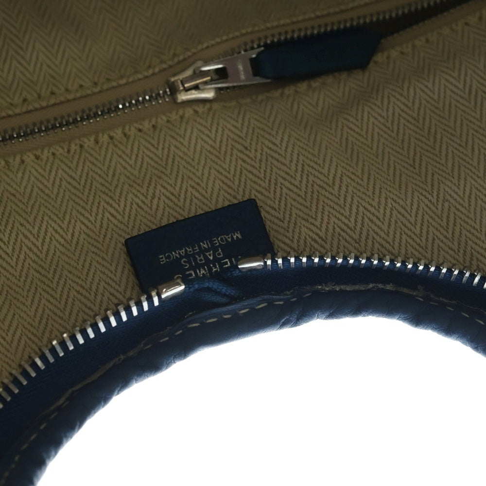 HERMES(エルメス) マサイPM ブルージーン 2WAYバッグ ショルダーバッグ トートバッグ ハンドバッグ ブルー レザー トリヨン □G刻印 シルバー金具 レディース