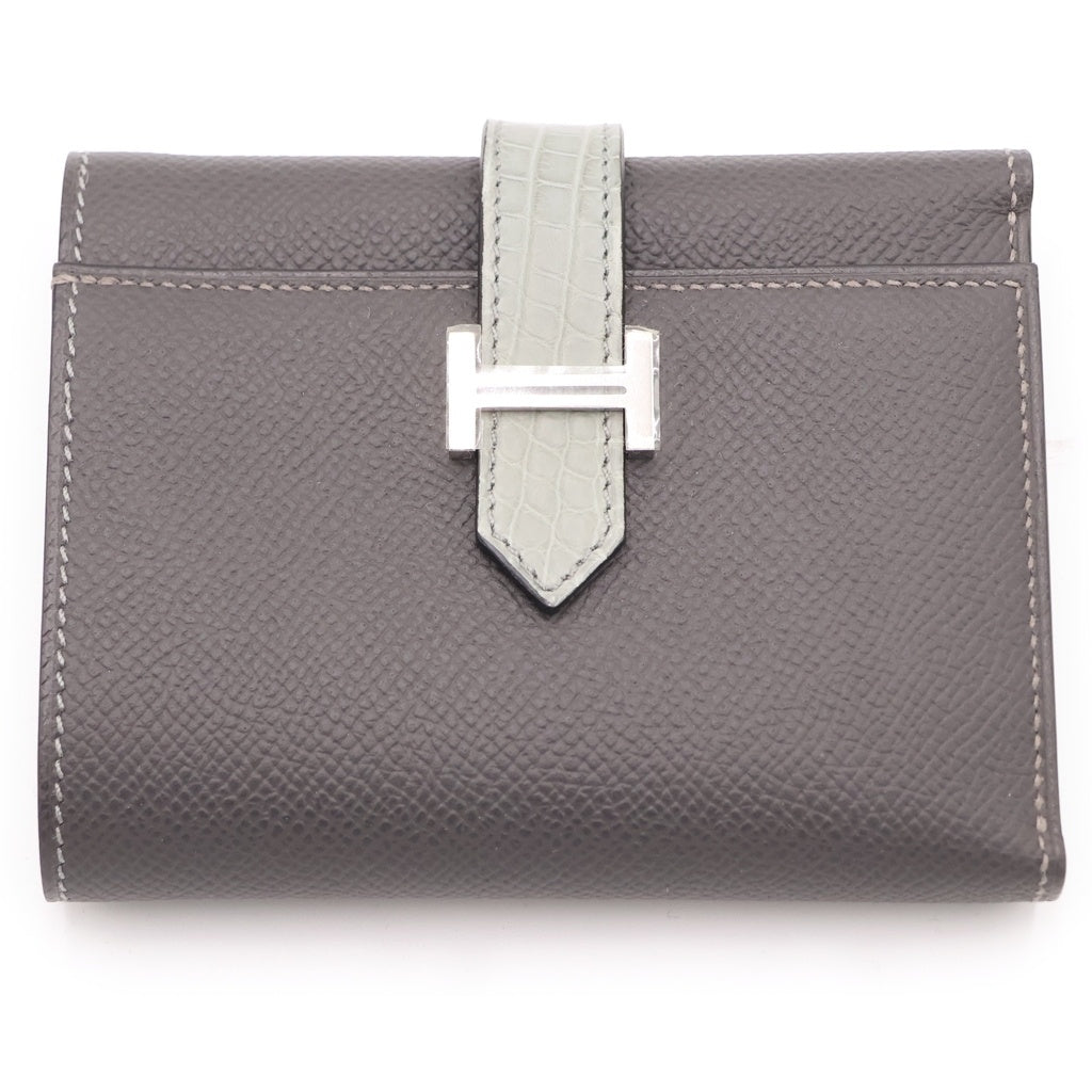 HERMES(エルメス) ベアン コンビネ コンパクトウォレット 三つ折り財布 