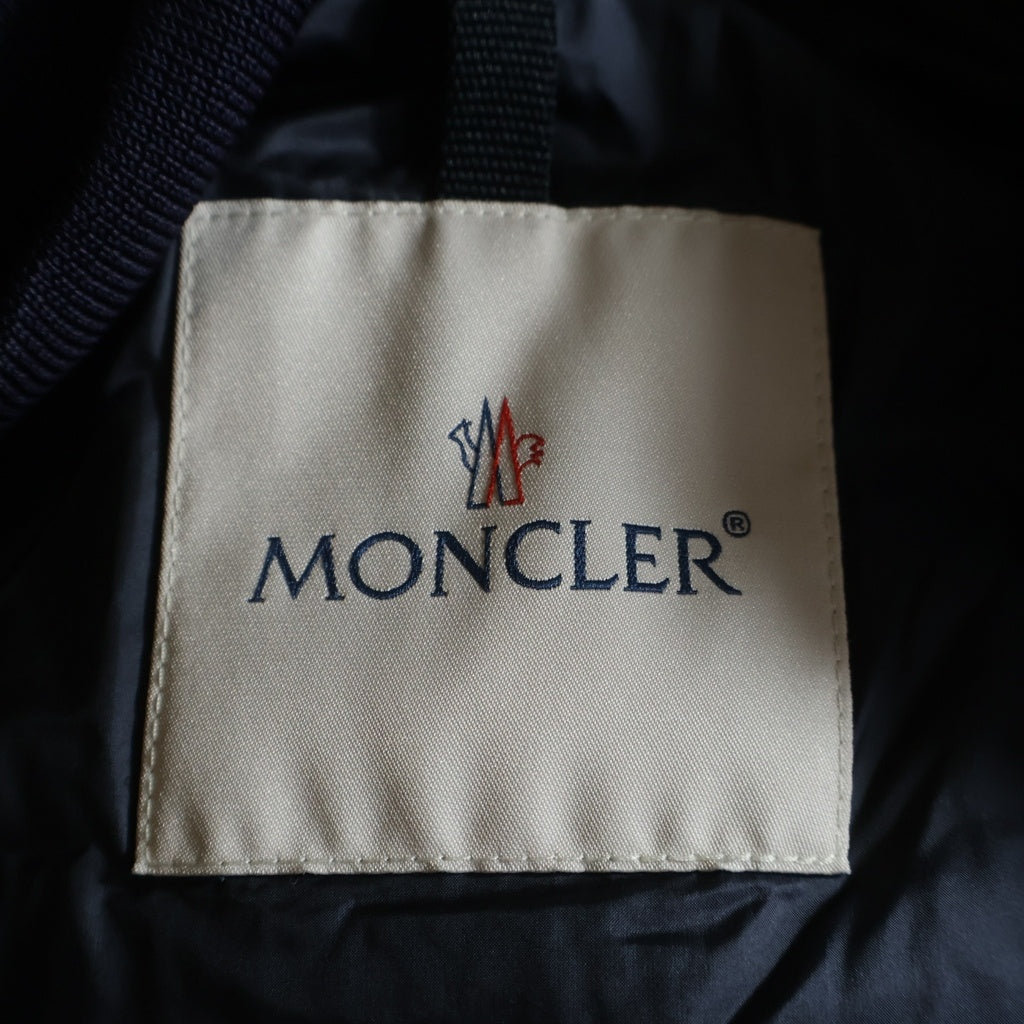 MONCLER(モンクレール) ■ROME ダブルジップ ブルゾン ダウンジャケット ネイビー ナイロン レディース