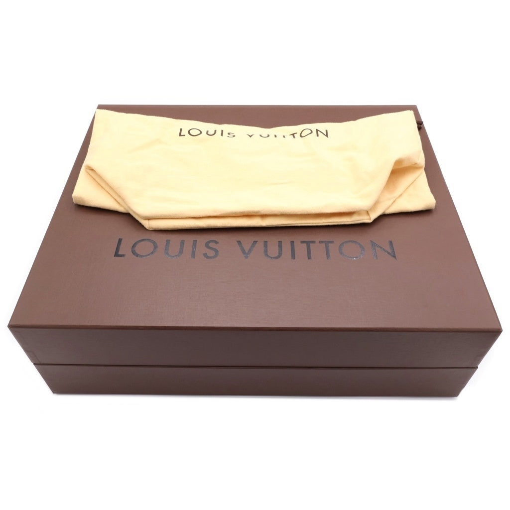 LOUIS VUITTON(ルイヴィトン) ダミエ チェルシー ハンドバッグ ボストンバッグ ブラウン レザー×PVC N51119 ゴールド金具 レディース